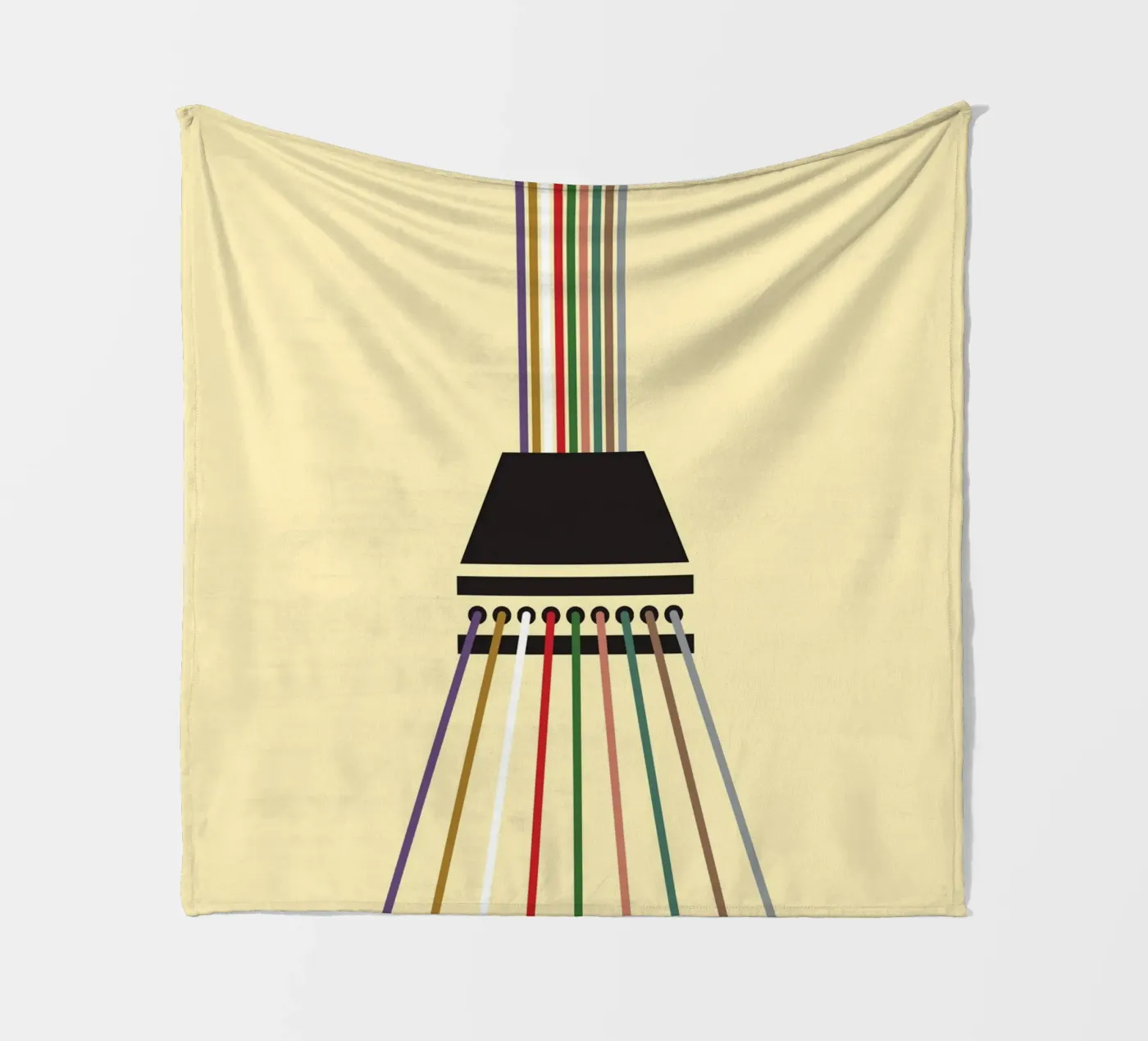 Line string infinite fleecedeken van galihstudio