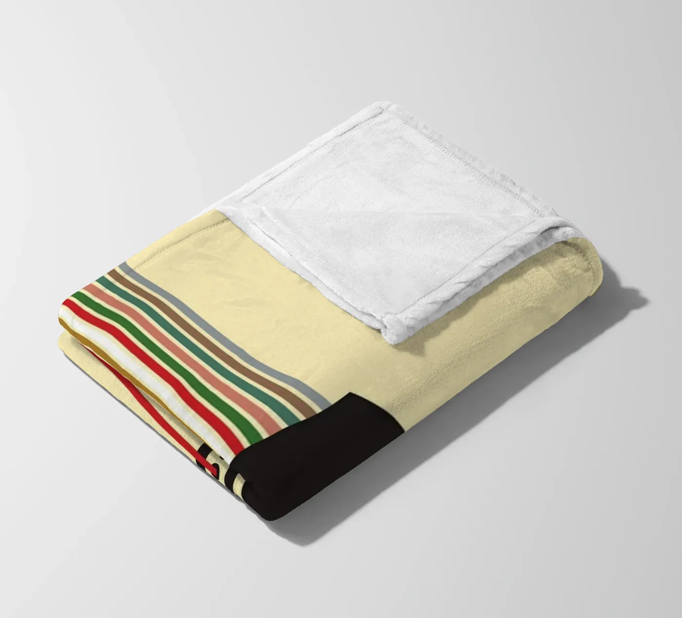 Line string infinite fleecedeken van galihstudio