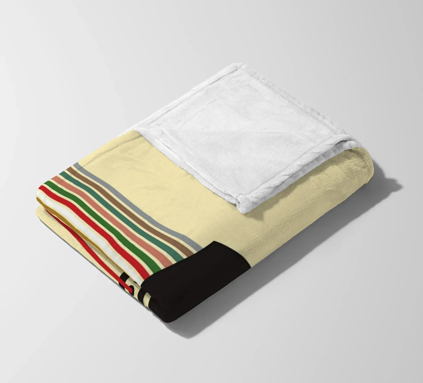 Line string infinite fleecedeken van galihstudio