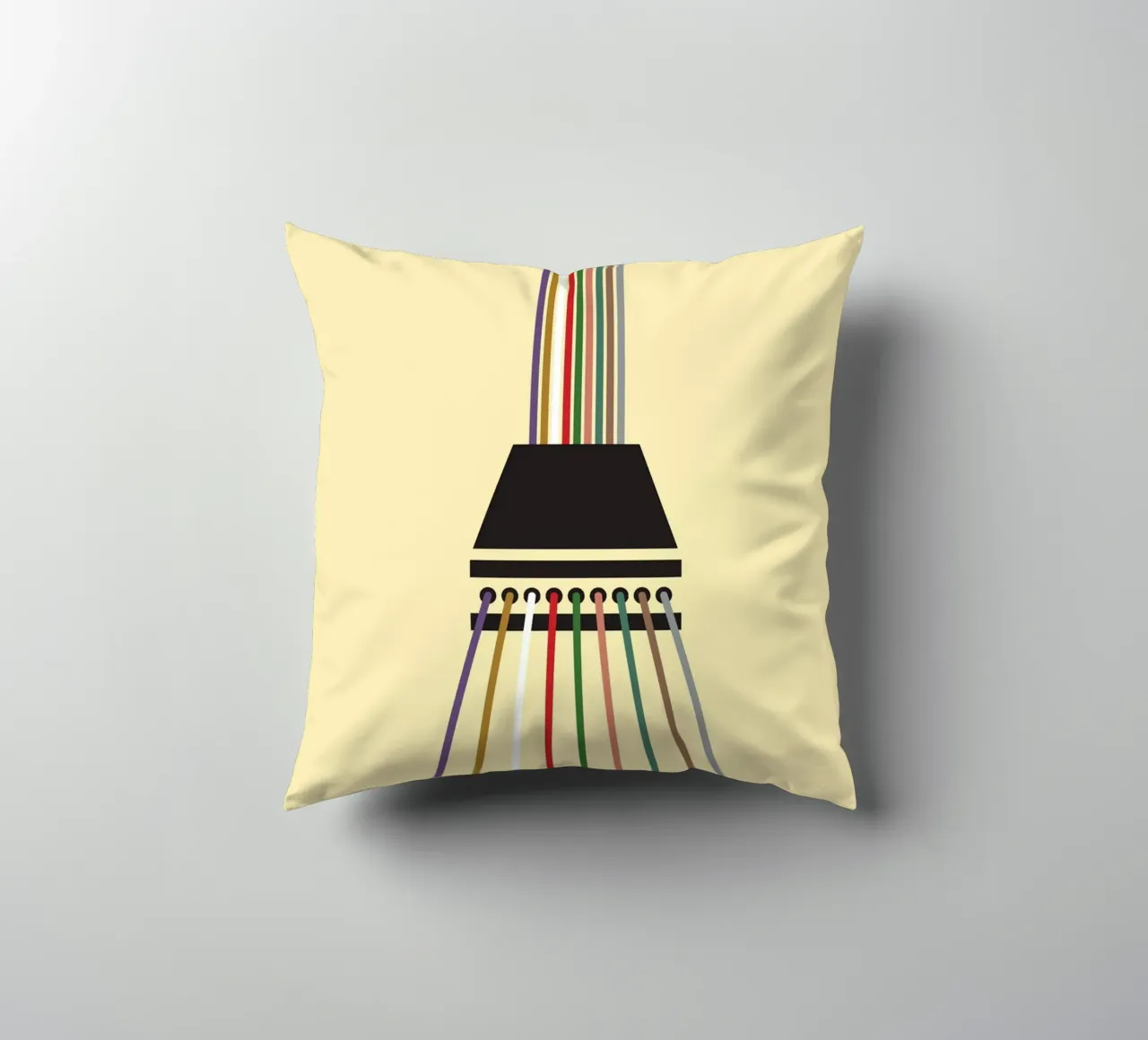 Stringa di linea infinita cuscino da galihstudio