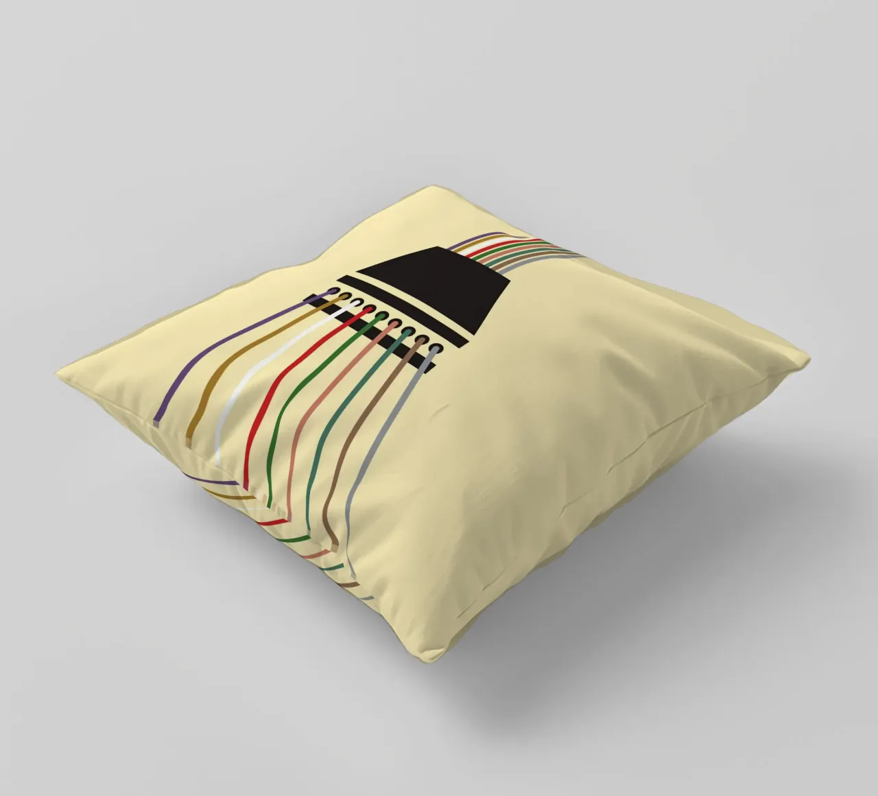 Stringa di linea infinita cuscino da galihstudio