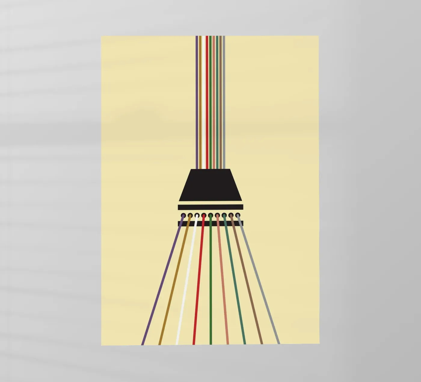 Line string oneindig backlit folie van galihstudio