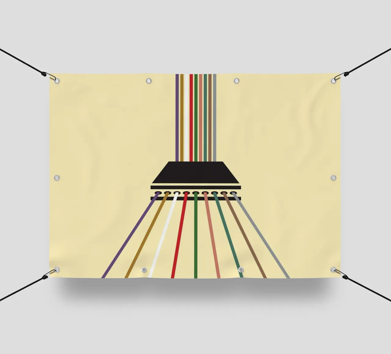 Stringa di linea infinita telo in pvc da galihstudio