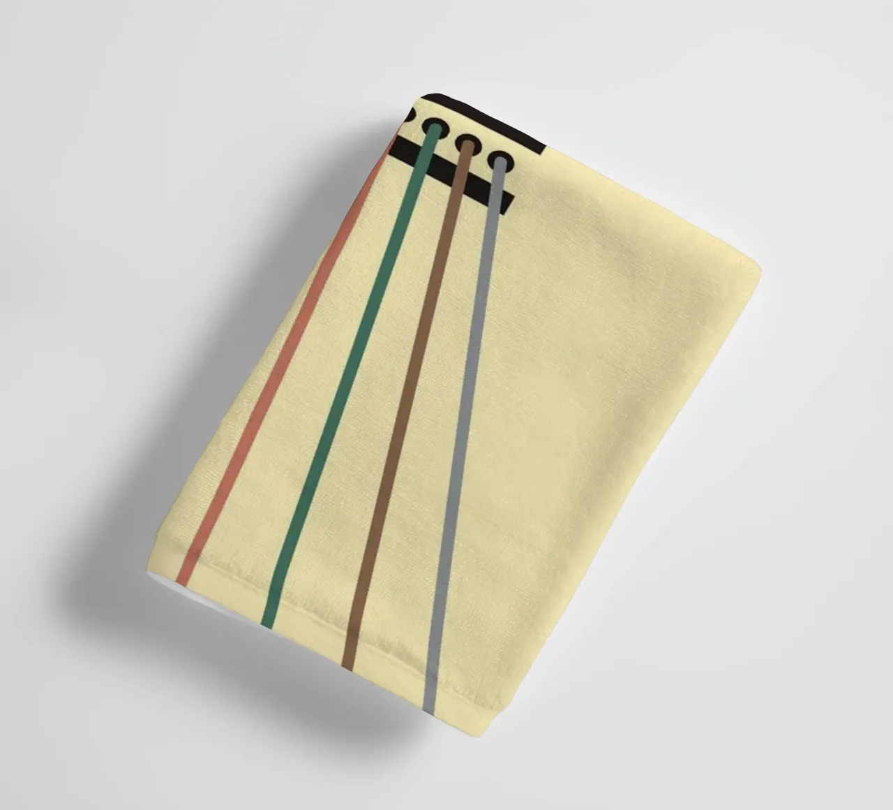 Line string oneindig badhanddoek van galihstudio