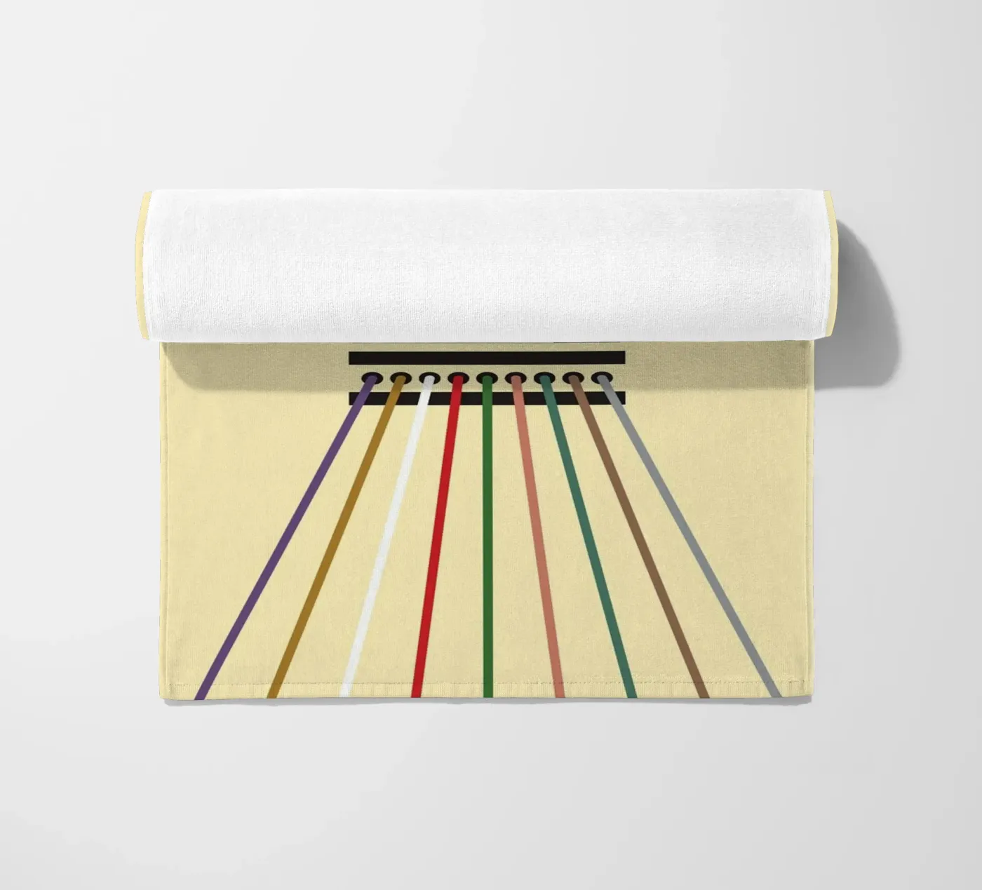 Stringa di linea infinita telo mare da galihstudio