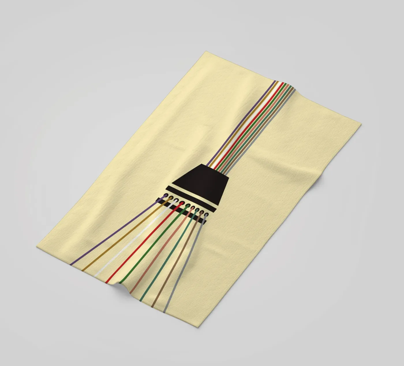 Stringa di linea infinita telo mare da galihstudio