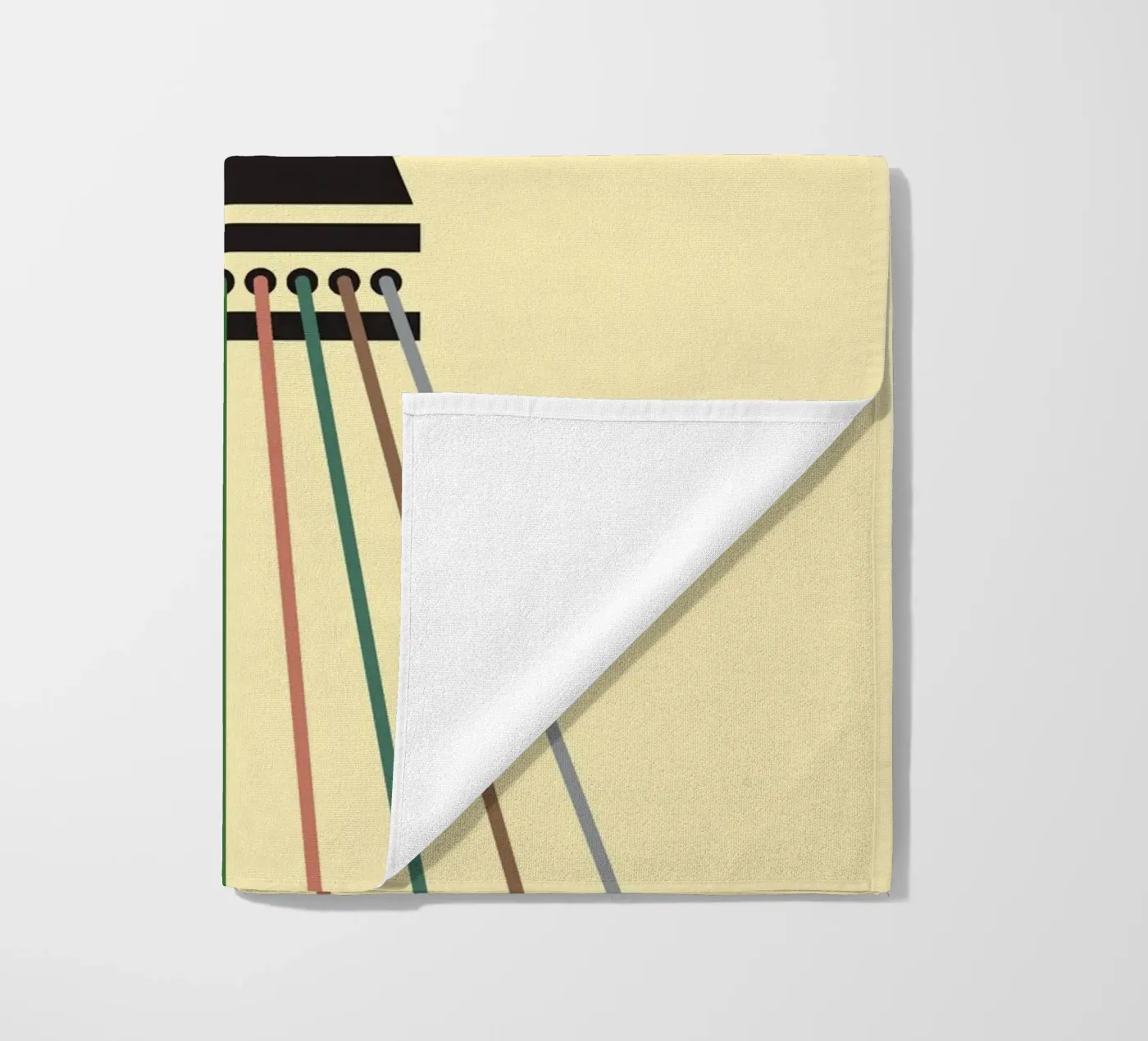 Stringa di linea infinita telo mare da galihstudio