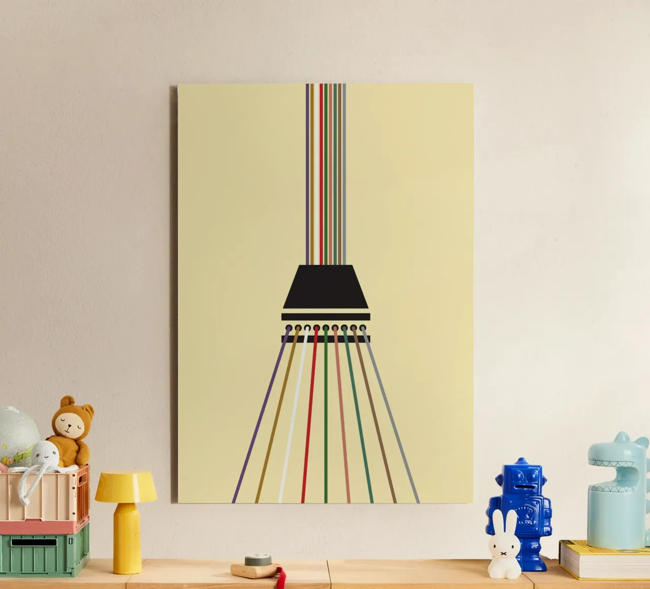 Stringa di linea infinita alluminio dibond da galihstudio