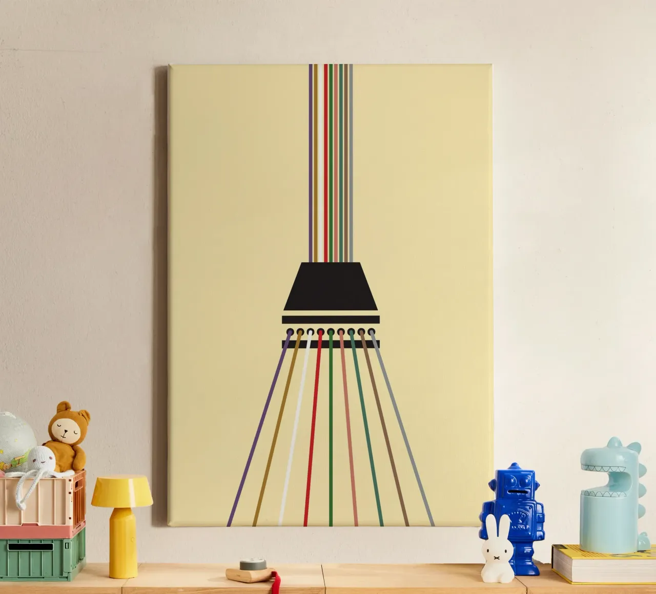Line string oneindig canvas met Baklijst van galihstudio