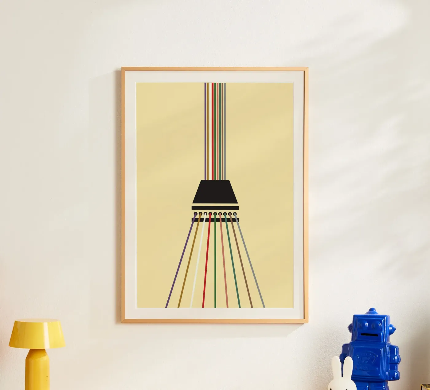 Line string oneindig poster van galihstudio