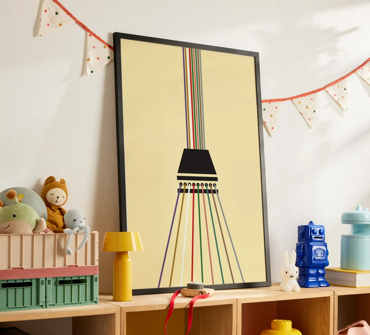 Line string oneindig poster van galihstudio