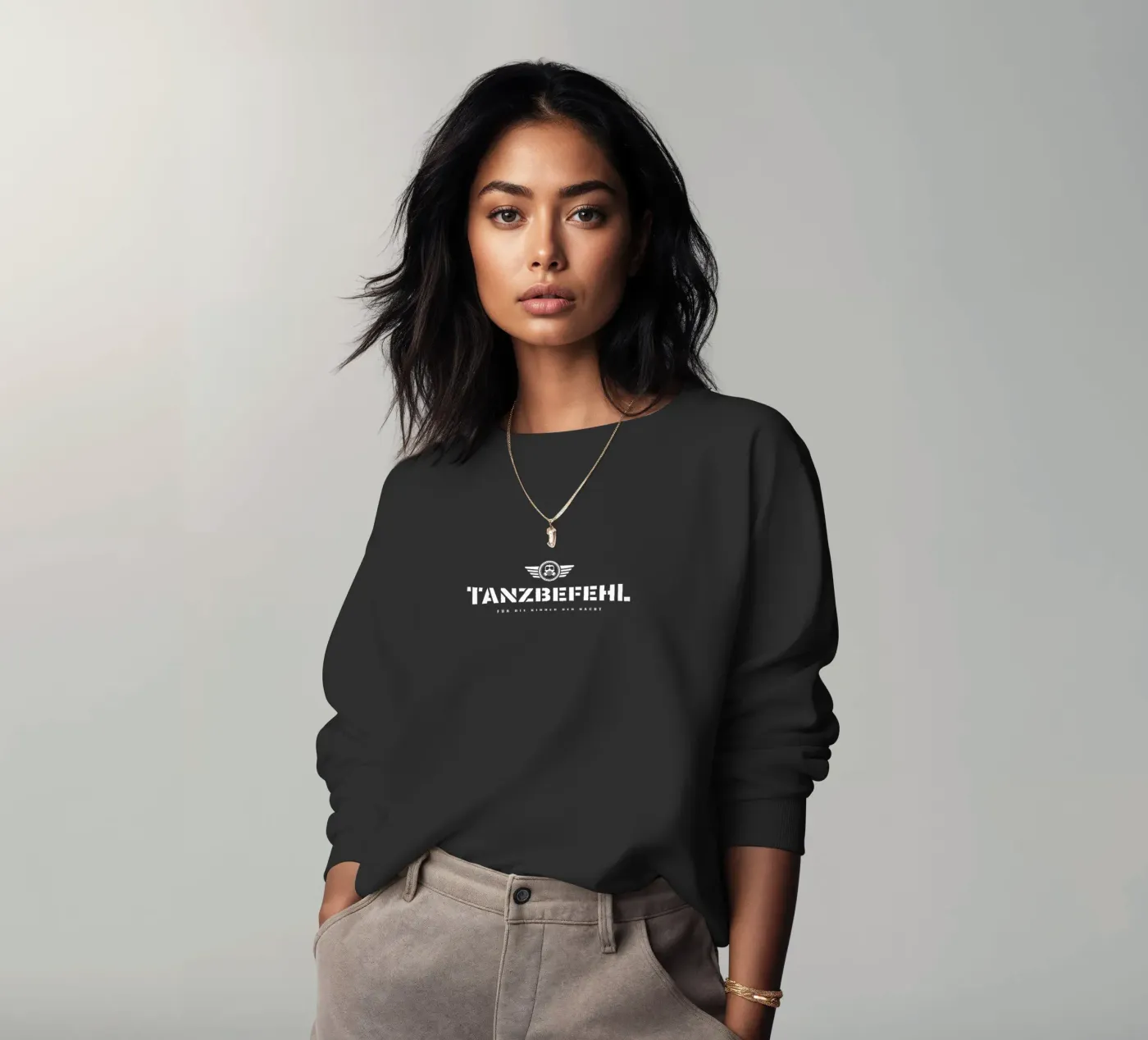Dans commando sweatshirt van Black Sign Artwork