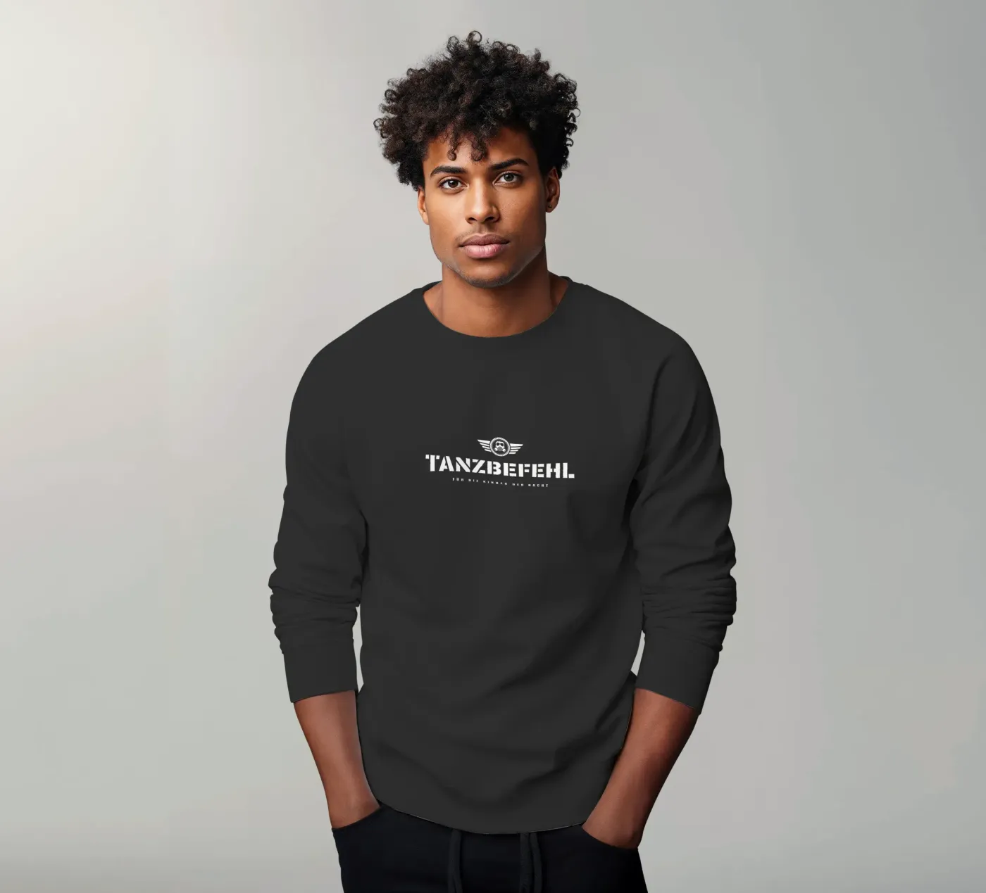 Dance command Sweatshirt von Black Sign Artwork