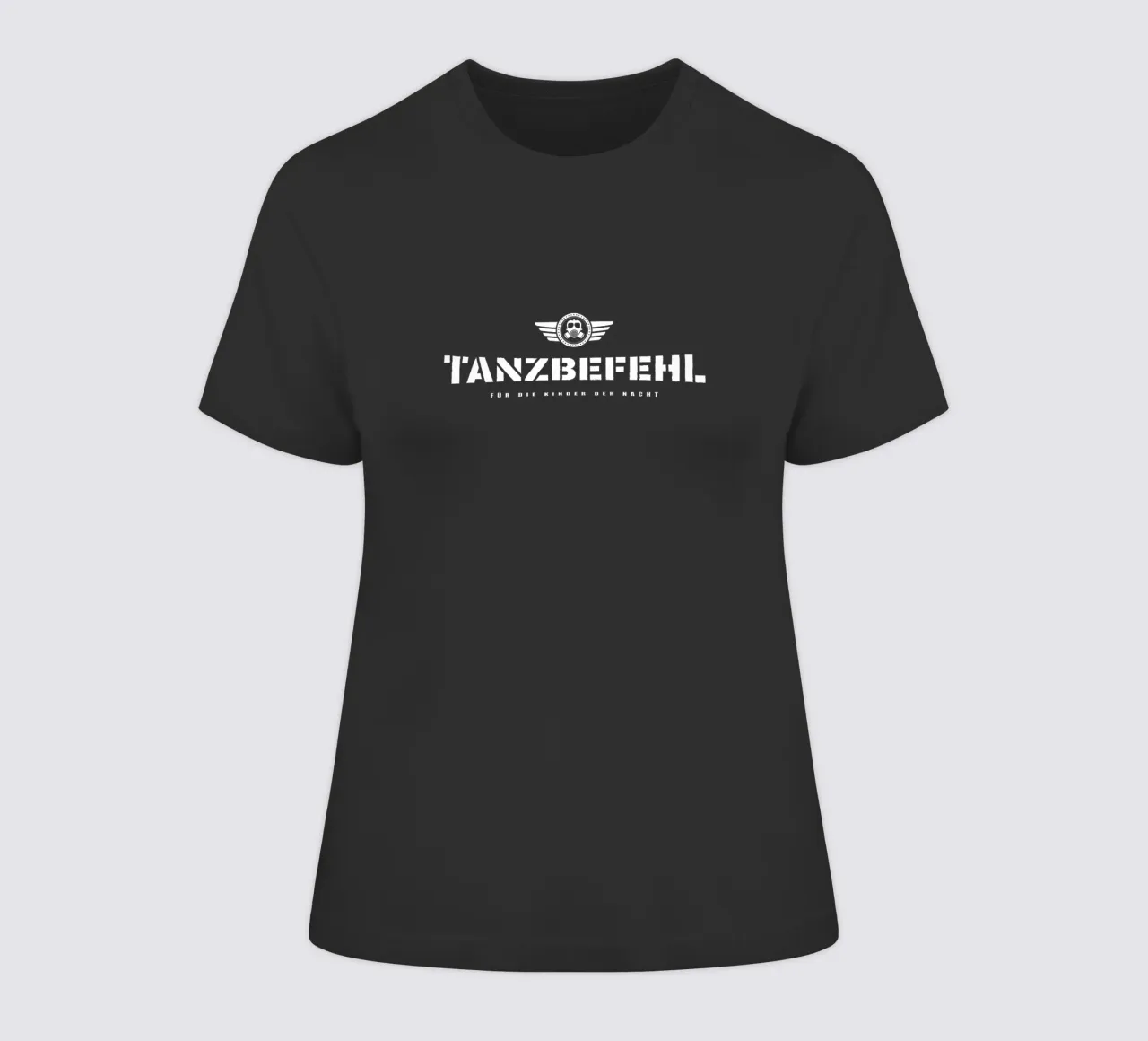 Comando della danza t-shirt da donna da Black Sign Artwork