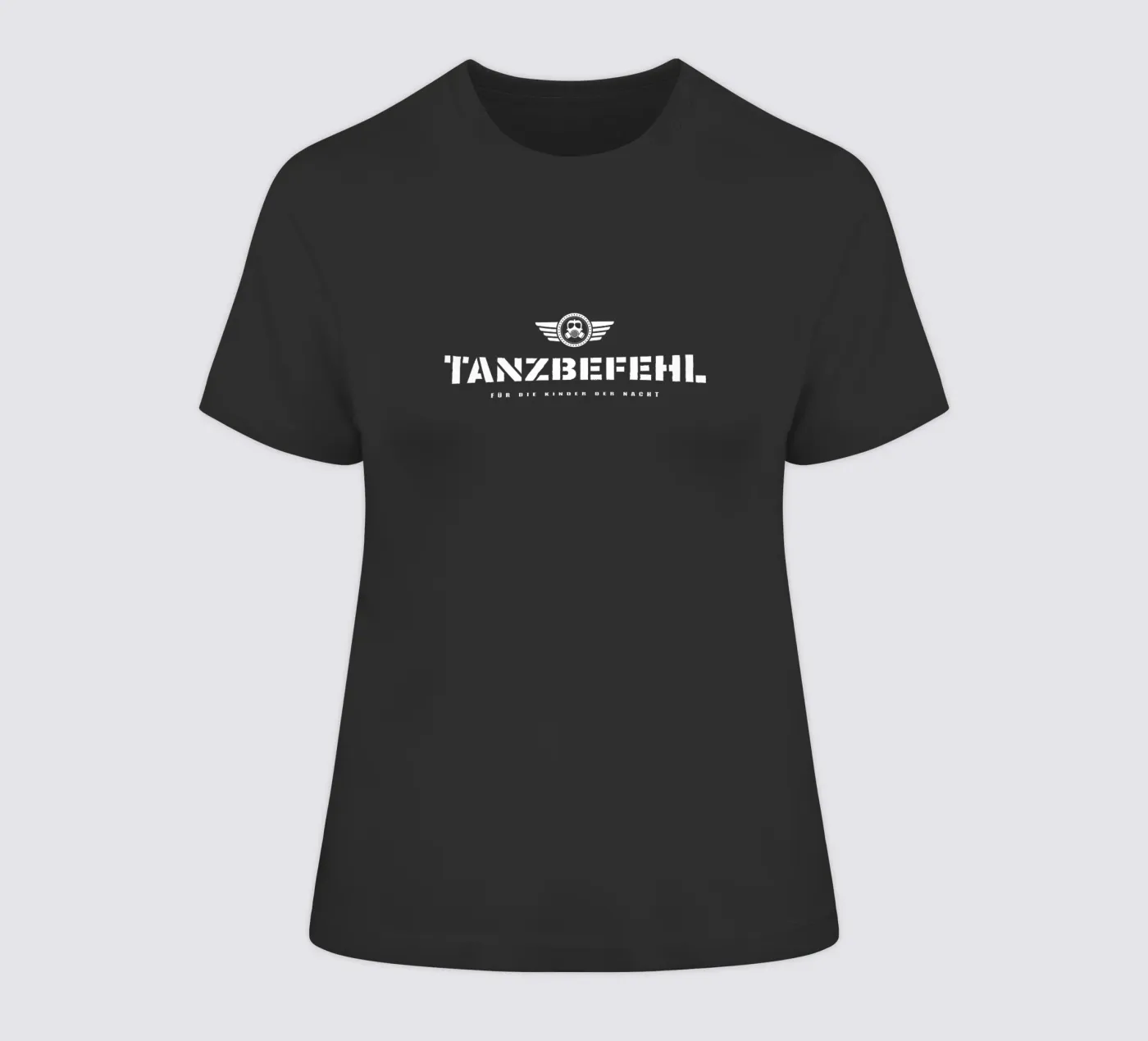Dans commando dames t-shirt getailleerd van Black Sign Artwork