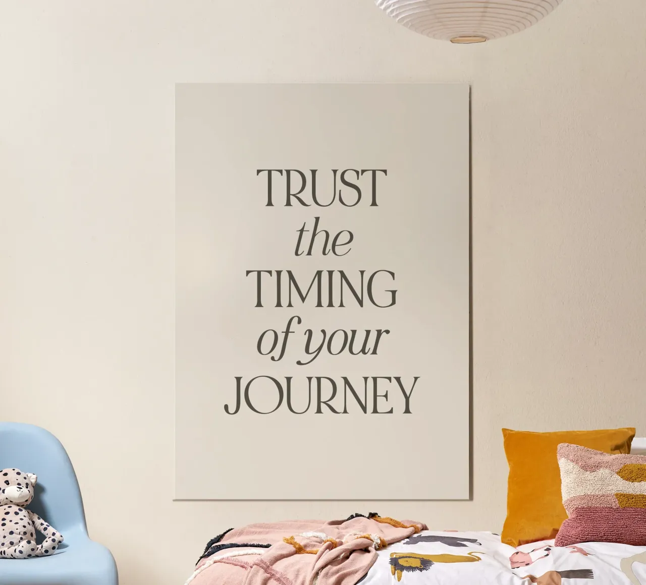 Fiducia poster con telaio in plastica da Amber Hughes