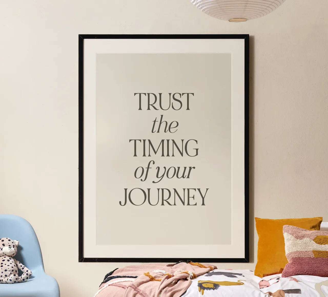 Fiducia poster con telaio in plastica da Amber Hughes