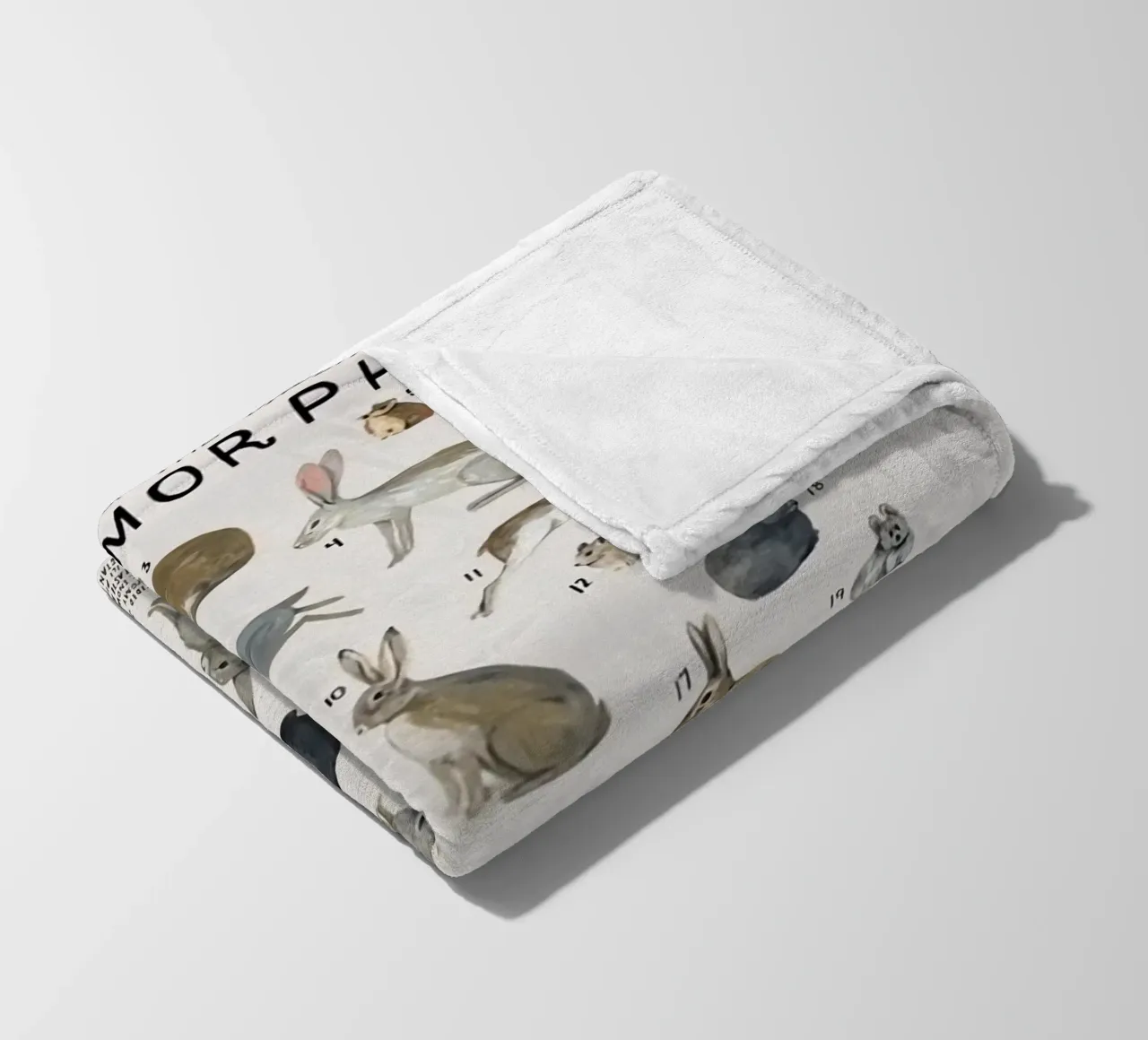 lagomorfi conigli coperta in pile da Amber Hughes