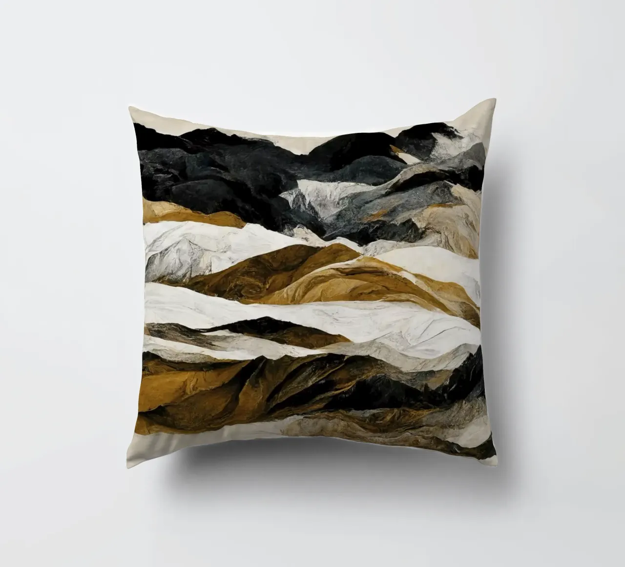 Rough Mountains No 2 cuscino da treechild