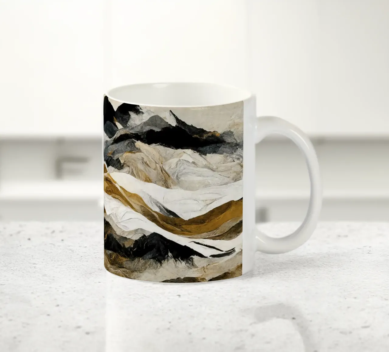 Rough Mountains No 2 tazza in ceramica da treechild