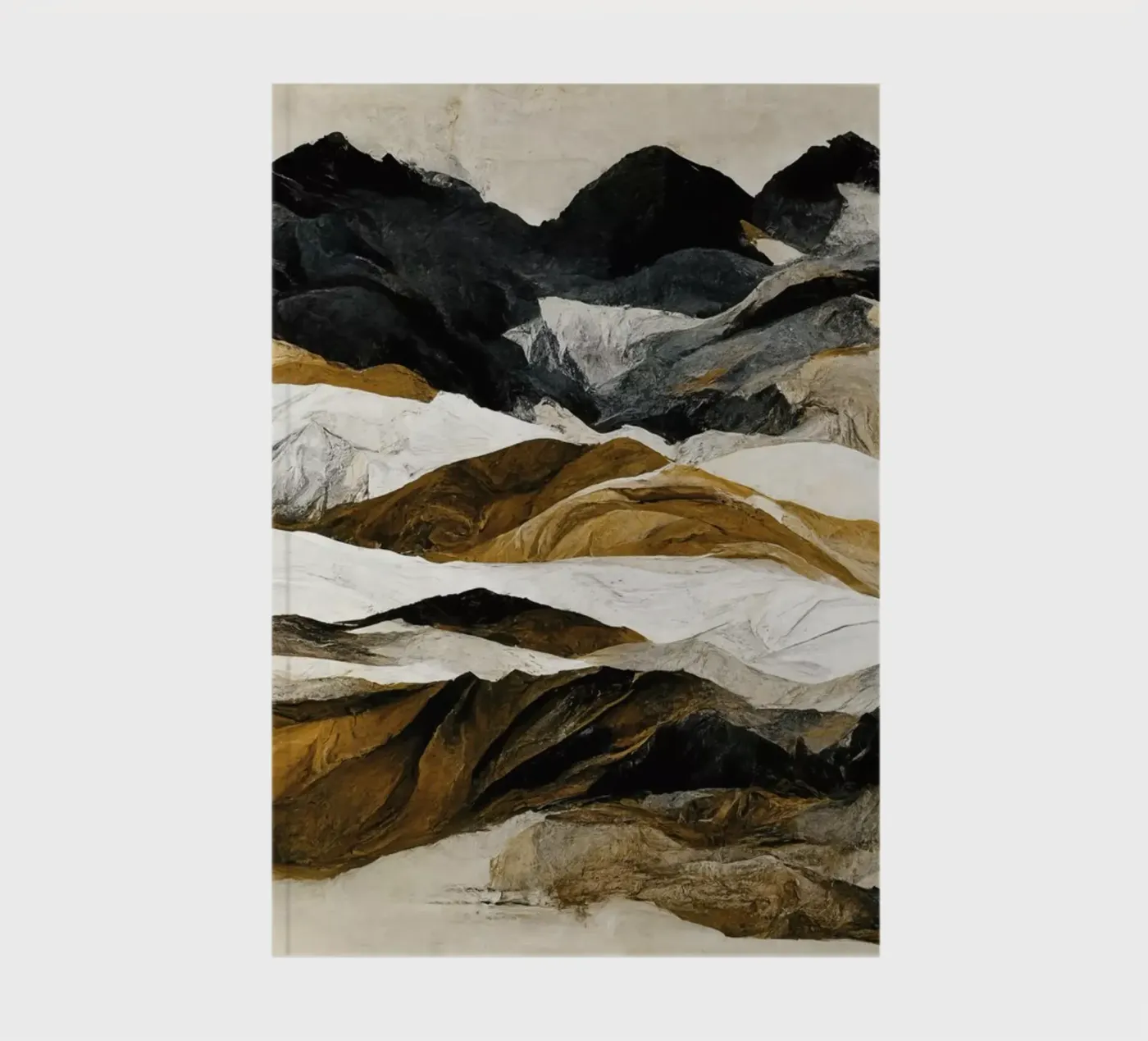 Rough Mountains No 2 notebook by treechild