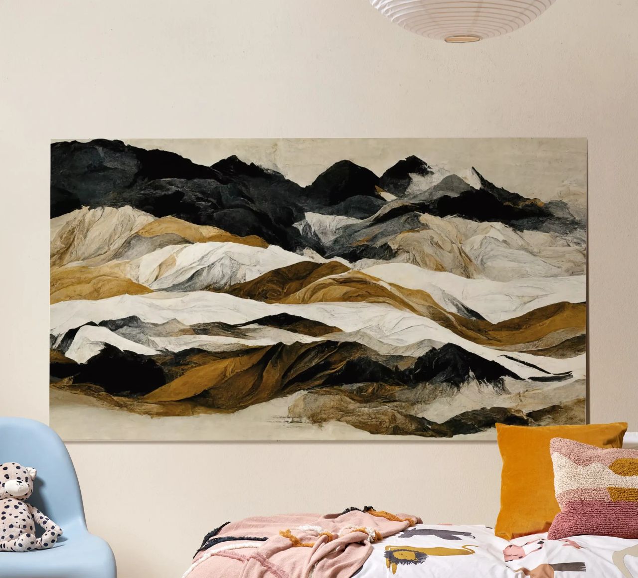 Rough Mountains No 2 poster by treechild