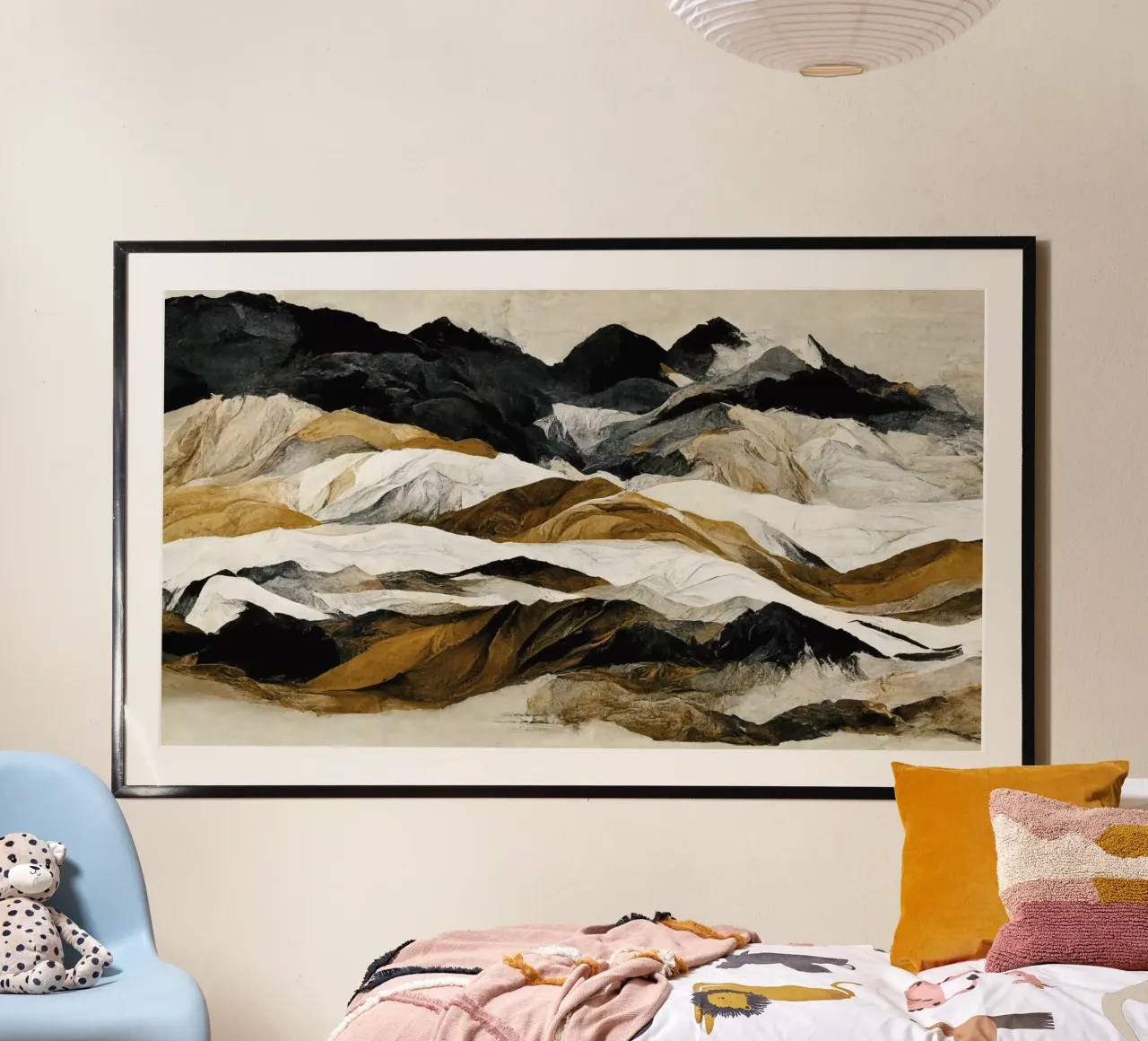 Rough Mountains No 2 carta hahnemühle da treechild