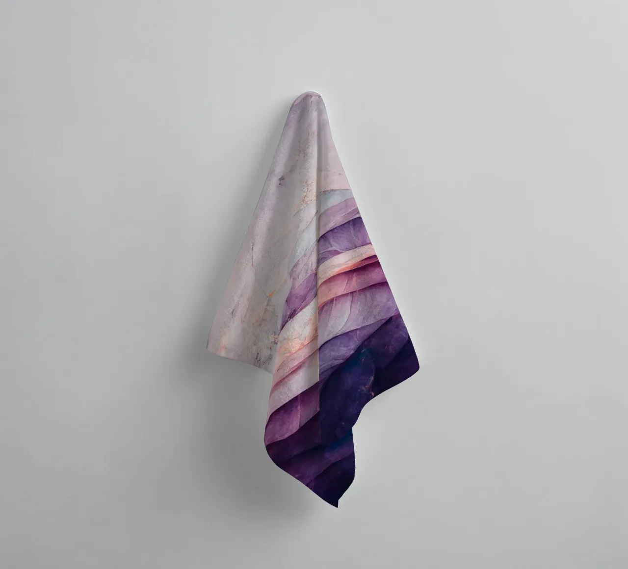 Purple Layers asciugamano da bagno da treechild