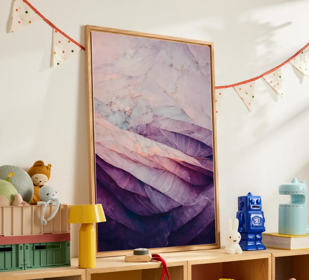 Purple Layers acrylic glass by treechild