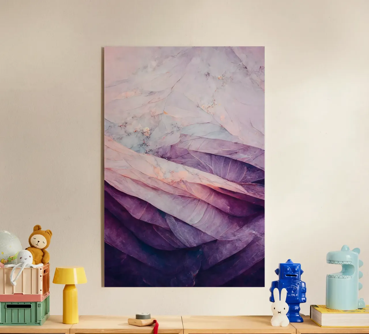 Purple Layers acrylic glass by treechild