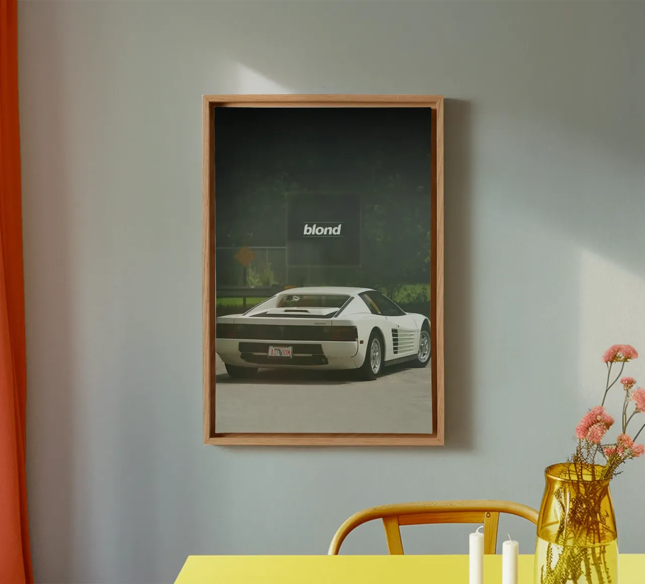 Blond by Frank Ocean tela con Cornice a cassetta da vernice