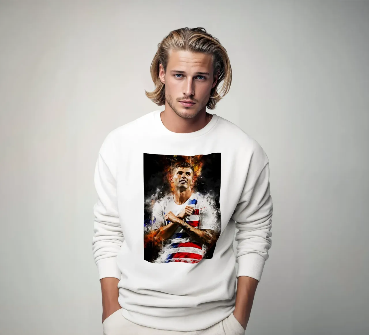 Christian Pulisic felpa da MasterInkArt