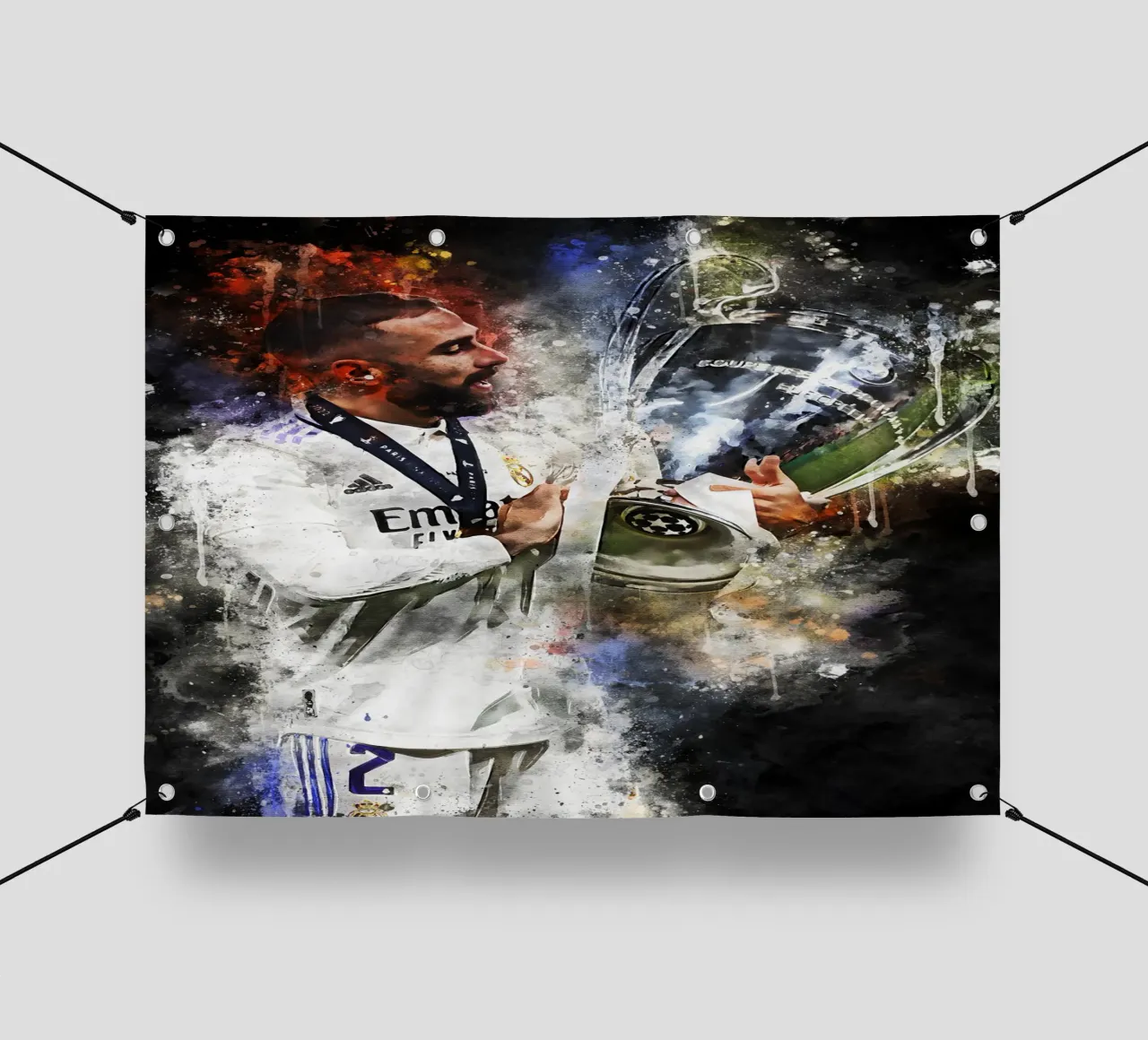 Dani Carvajal telo in pvc da MasterInkArt