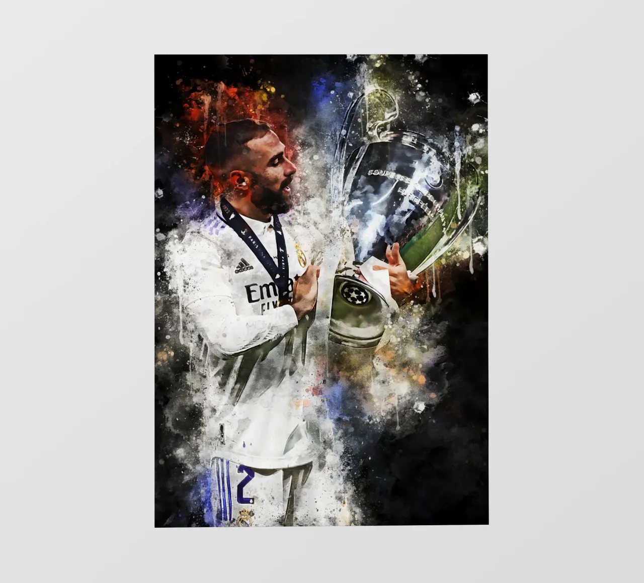 Dani Carvajal telo in pvc da MasterInkArt