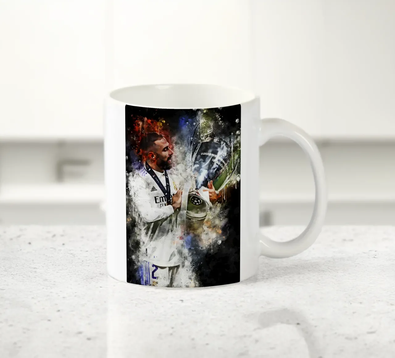 Dani Carvajal tazza in ceramica da MasterInkArt