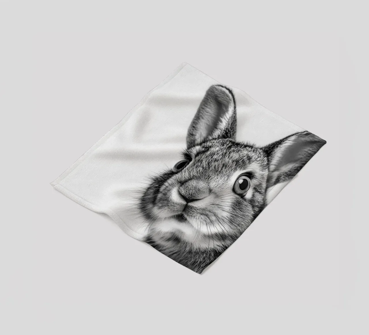 Coniglio soffice coperta in pile da Carinaprint
