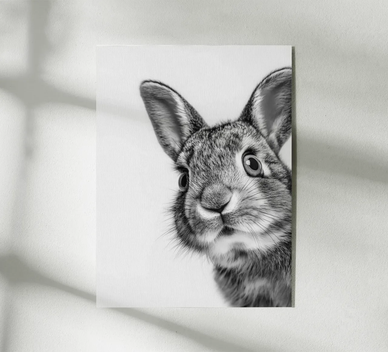 Coniglio soffice plexiglass da Carinaprint