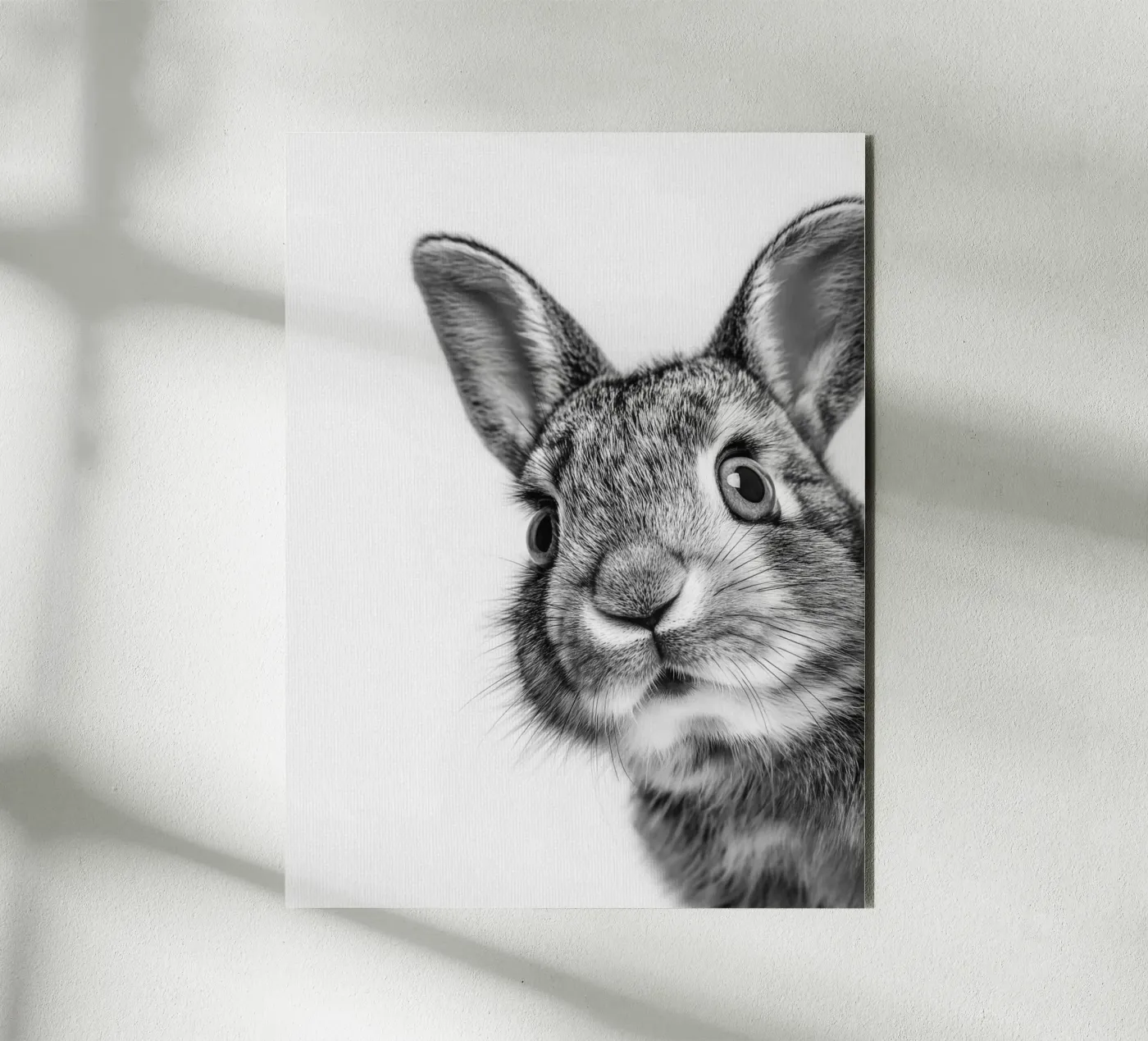 Fluffy rabbit forex plate by Carinaprint