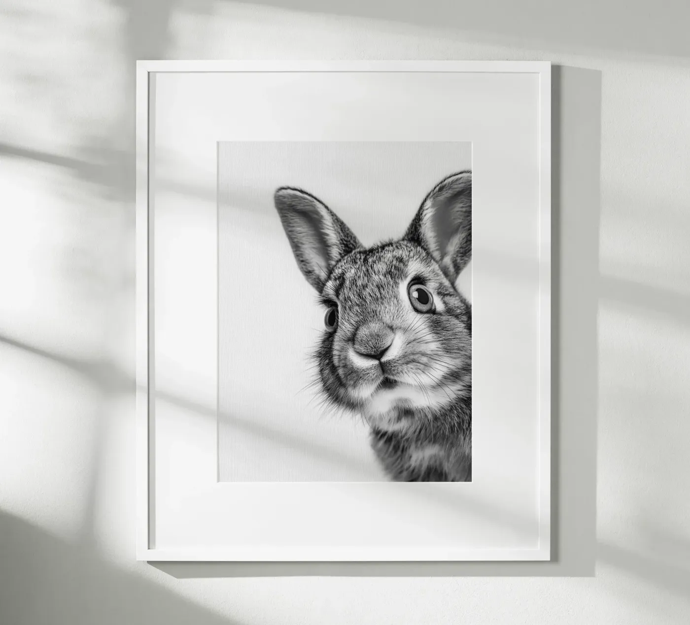 Coniglio soffice poster da Carinaprint