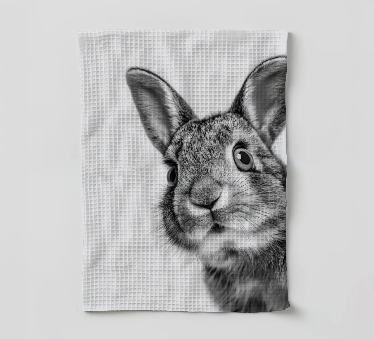 Lapin duveteux torchon de Carinaprint
