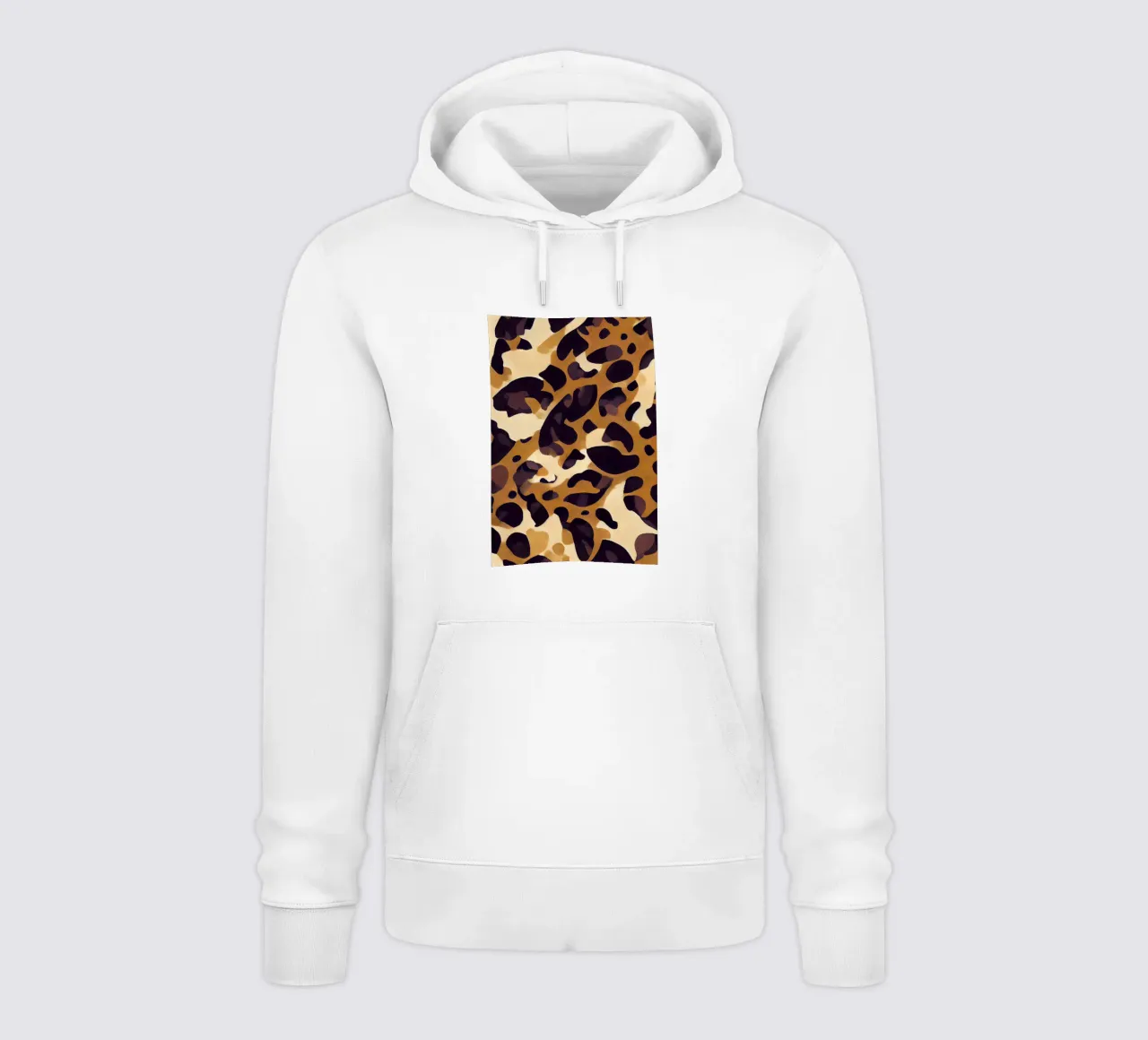 Leo Pattern felpa con cappuccio da treechild