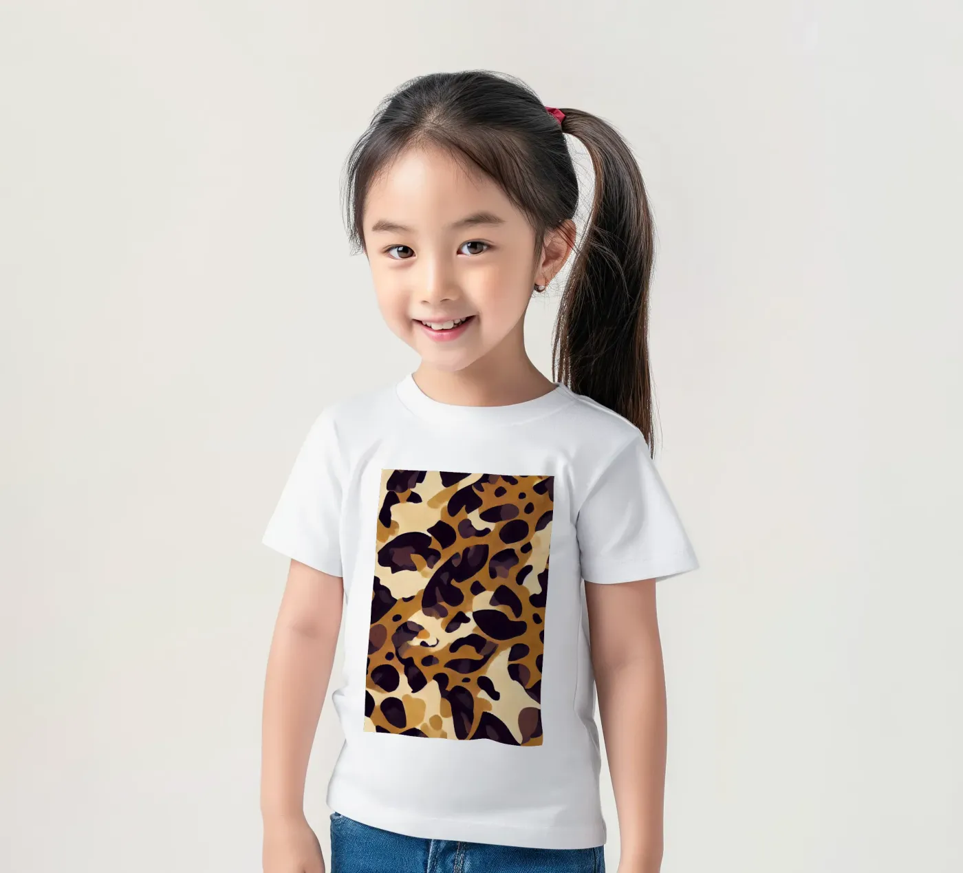 Leo Pattern t-shirt bambini da treechild