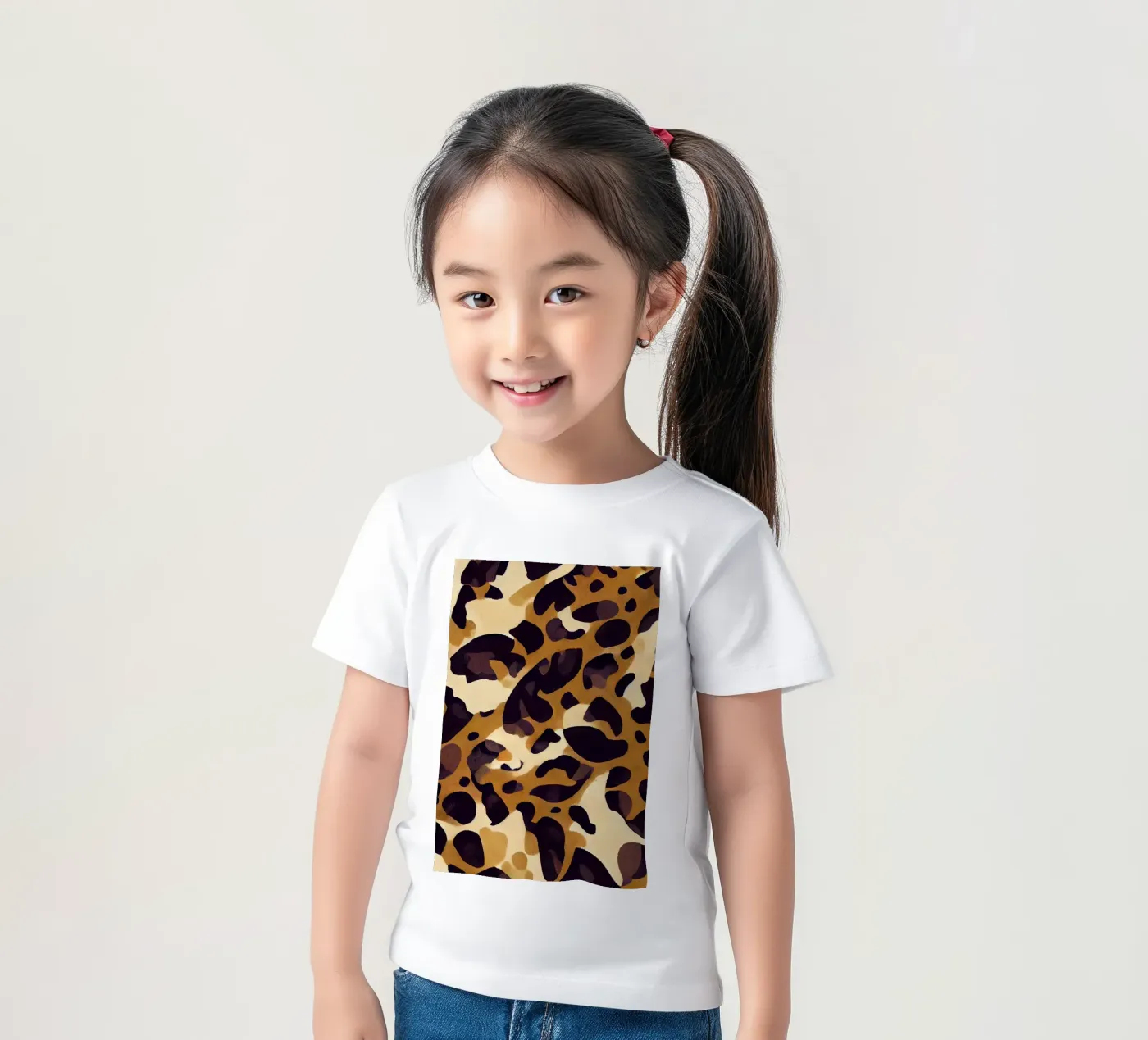 Leo Pattern t-shirt bambini da treechild