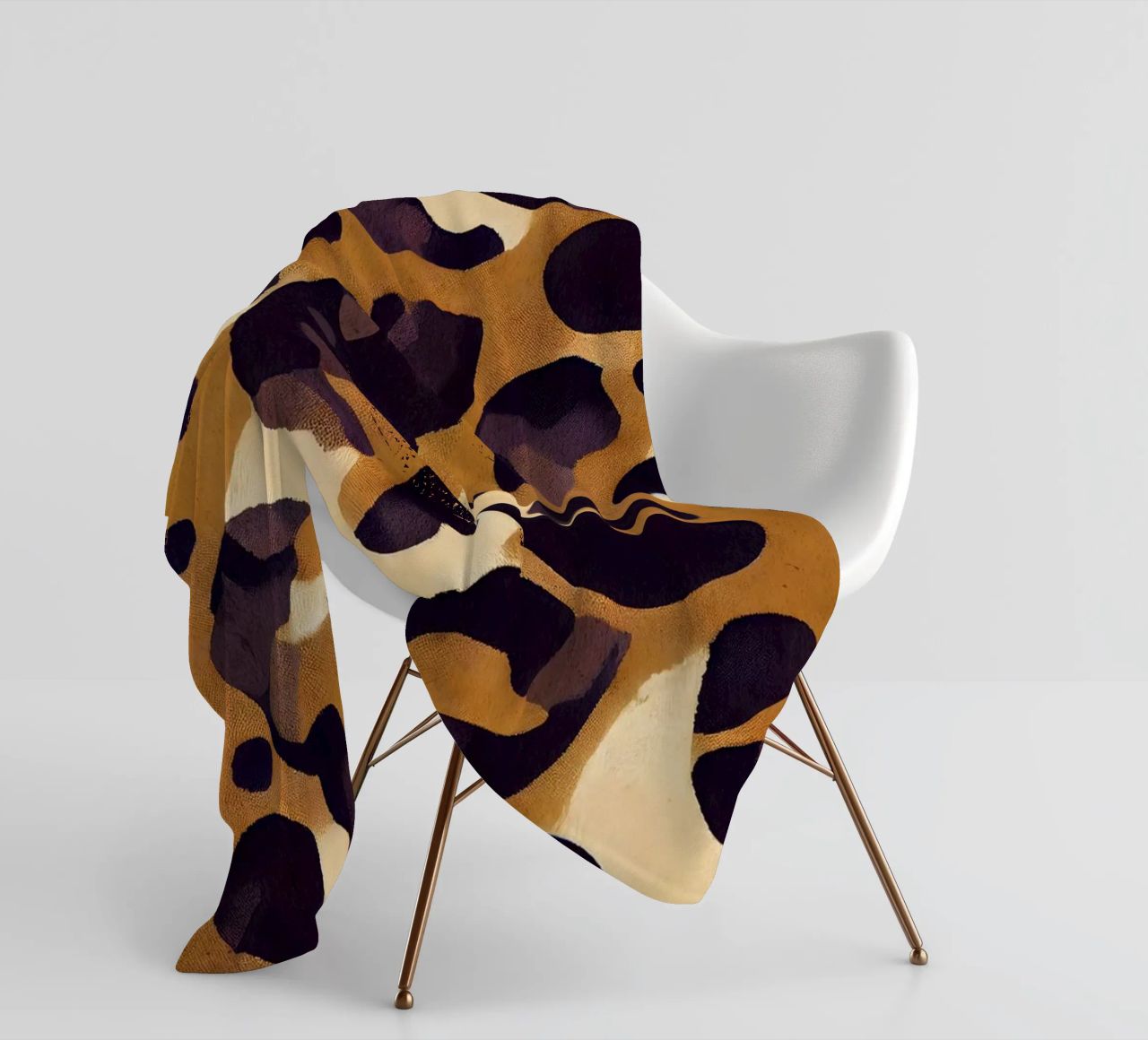 Leo Pattern coperta in pile da treechild