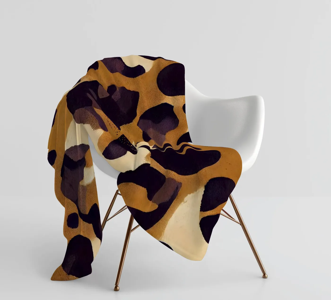Leo Pattern coperta in pile da treechild