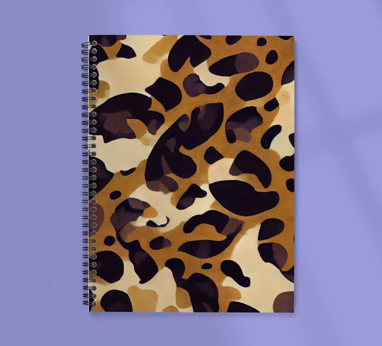 Leo Pattern spiral notebook by treechild