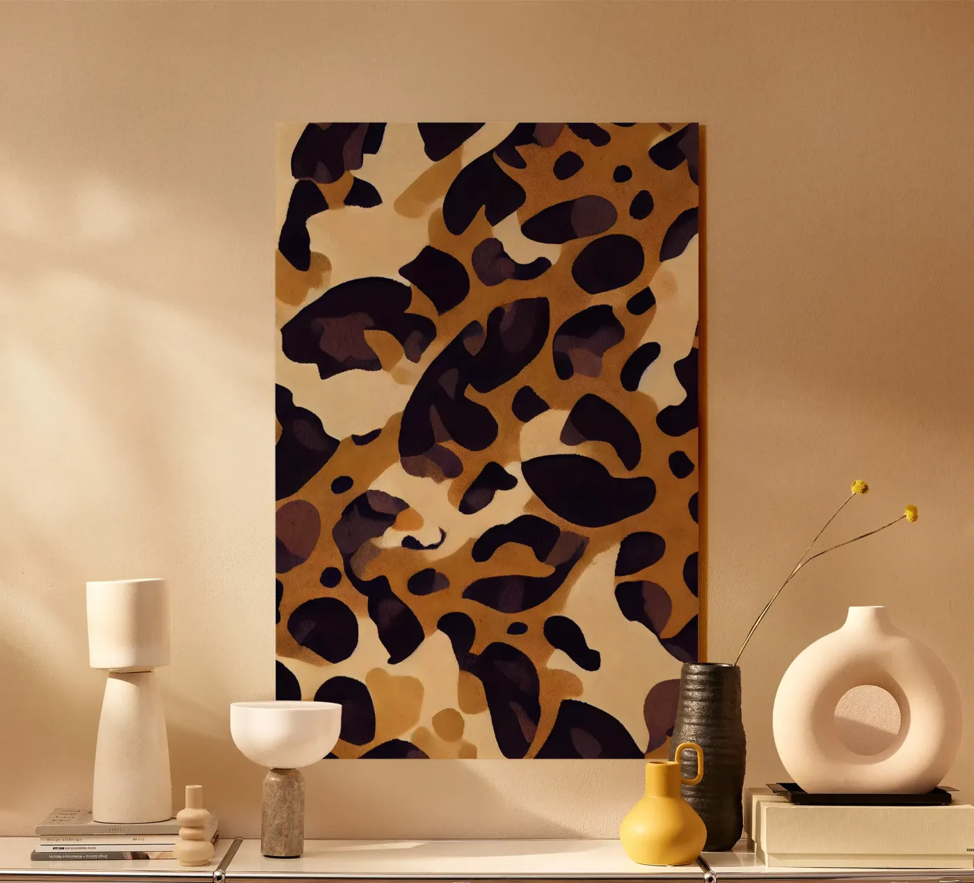 Leo Pattern acrylic glass by treechild