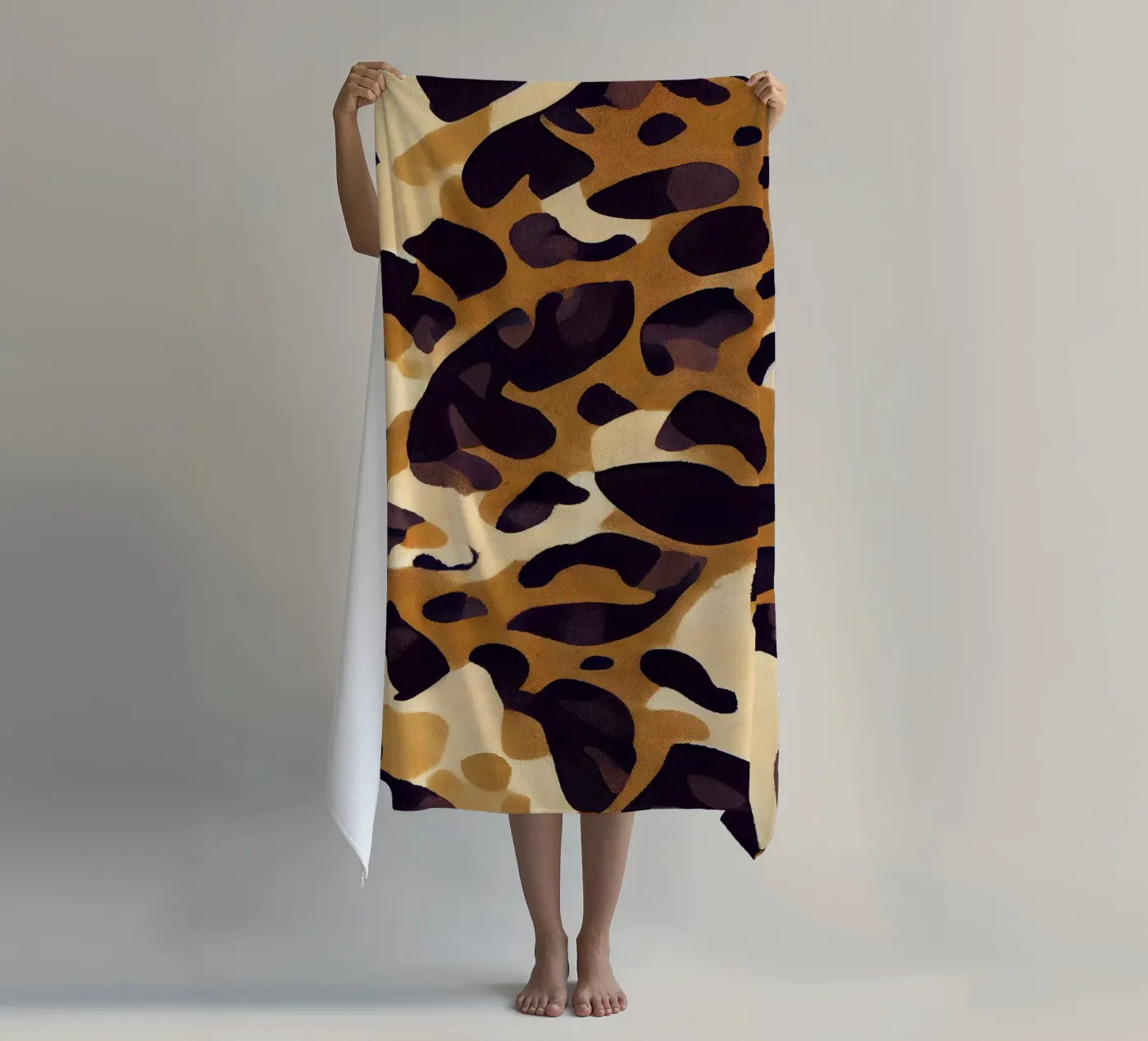 Leo Pattern strandhanddoek van treechild