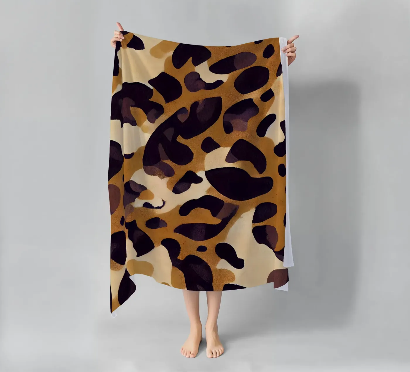 Leo Pattern strandhanddoek van treechild