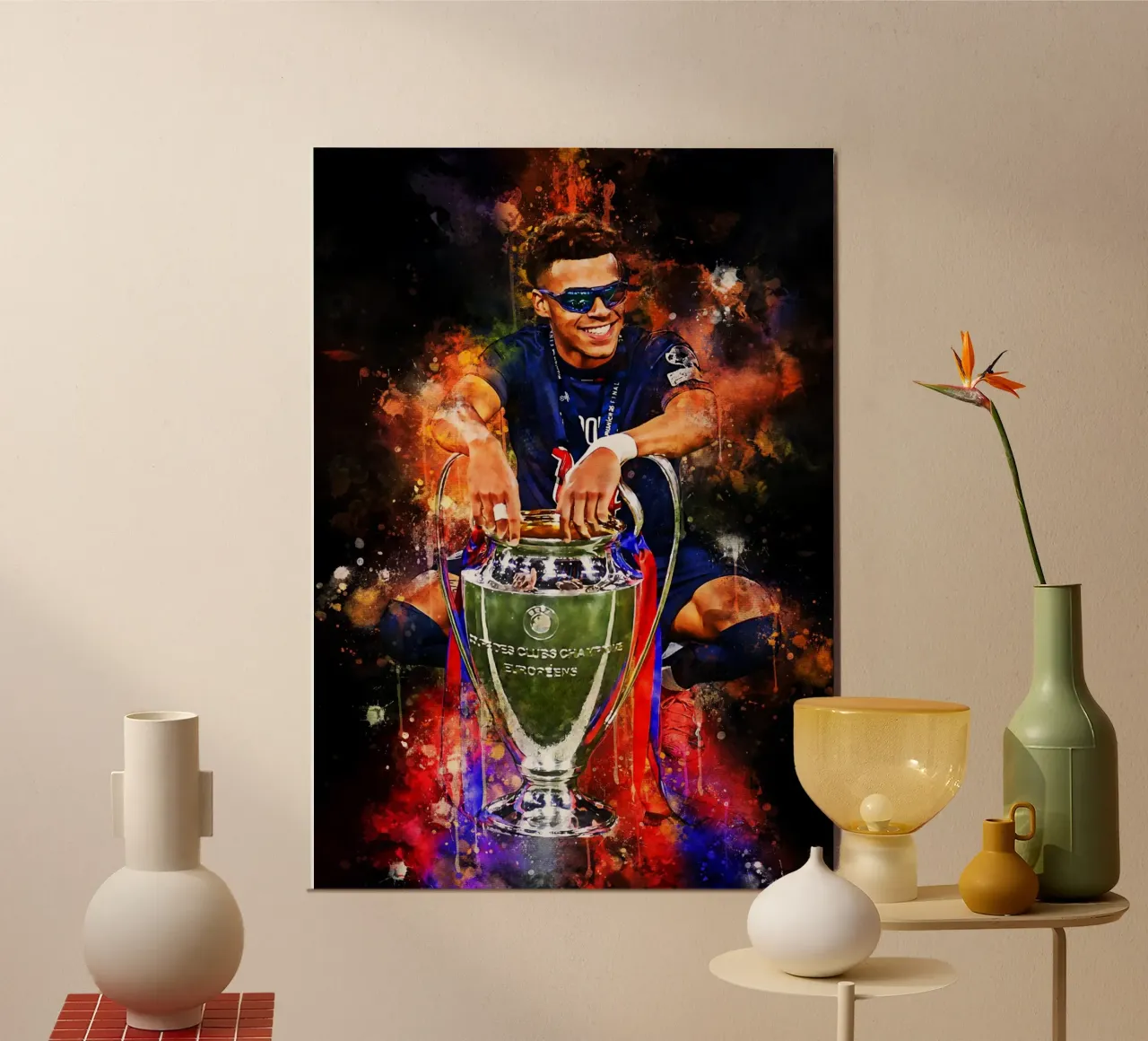 Desire Doue Psg poster con telaio in plastica da MasterInkArt